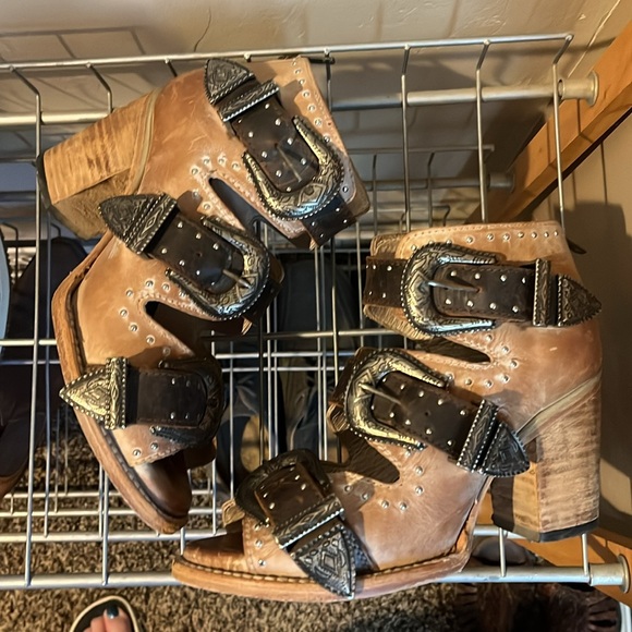 Freebird By Steven Violet Ankle Bootie Sandals - Picture 2 of 10